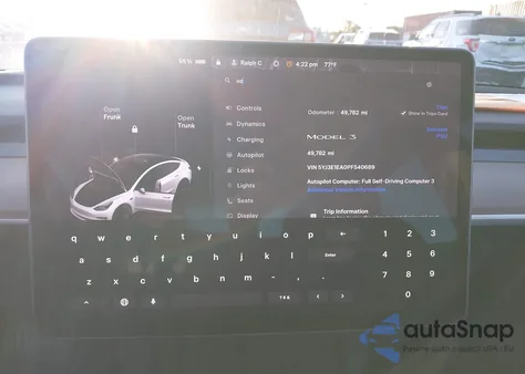 2023 Tesla Model 3 Rear-Wheel Drive из США, поврежденный, VIN 5YJ3E1EA0PF540689